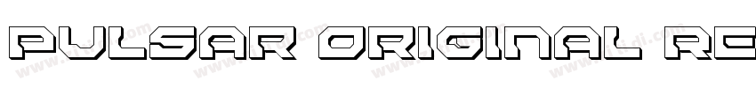 Pulsar Original Reg字体转换 Pulsar Original Reg字体转换